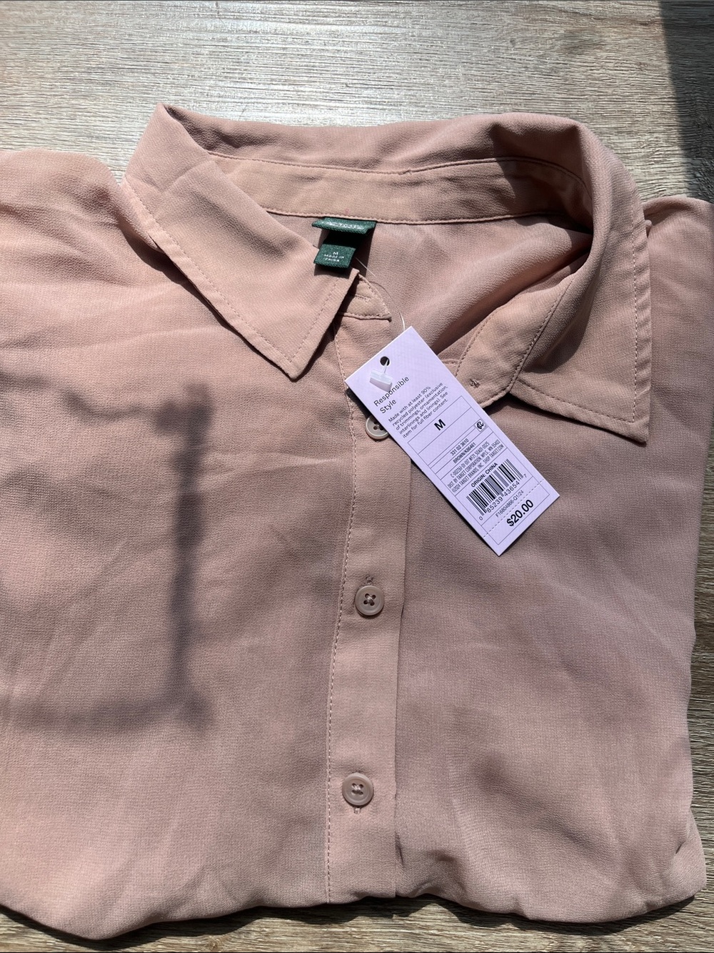 wild fable Blush Pink Button-Down Shirt